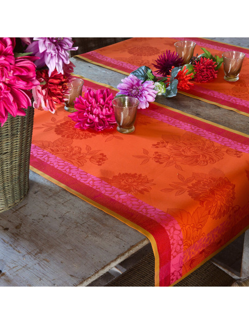 Chemin de table Parfums de Bagatelle Le Jacquard Français