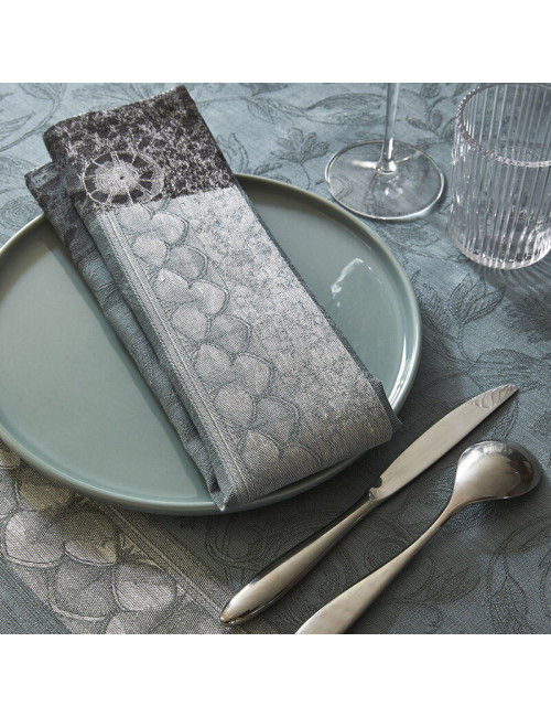 4 serviettes de table Symphonie Baroque Le Jacquard Français - 2 coloris
