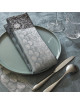 4 serviettes de table Symphonie Baroque Le Jacquard Français - 2 coloris