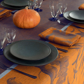 4 serviettes de table Volière Le Jacquard Français - 3 coloris