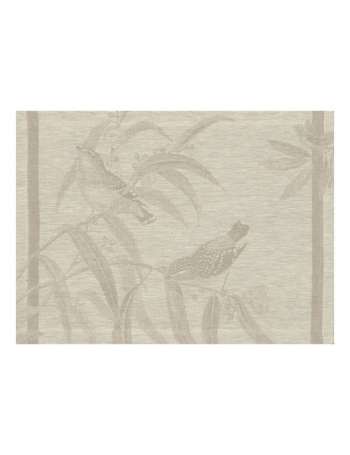 4 sets de table Volière Le Jacquard Français - 3 coloris