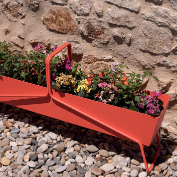 Jardinière longue Basket acier Fermob - 22 coloris