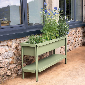 Jardinière Terrazza moyenne acier Fermob - 19 coloris