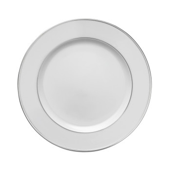 6 assiettes Galon platine or Degrenne - 4 tailles 2 coloris