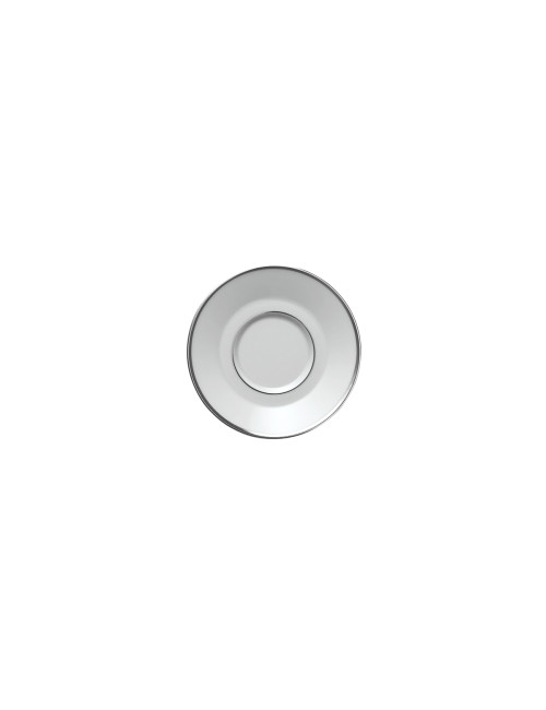 6 tasses et soucoupes Galon platine or Degrenne - 2 coloris