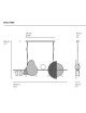 Suspension Nacho CVL - 2 tailles 4 finitions