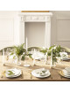 6 assiettes SD One Blanc Degrenne - 6 tailles