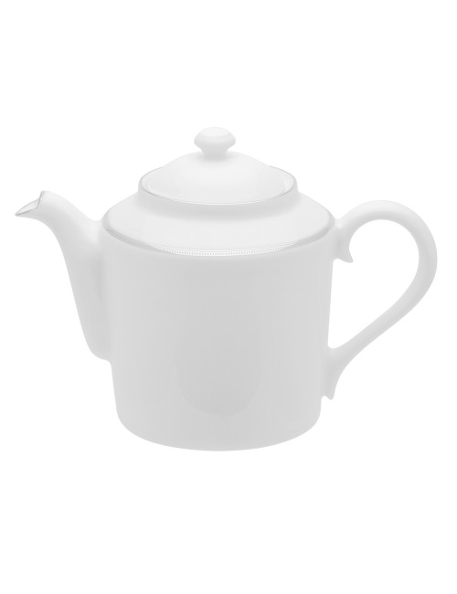 Théière en porcelaine Degrenne L Blanc - 1 litre