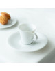 6 tasses et soucoupes SD One blanc Degrenne - 2 tailles