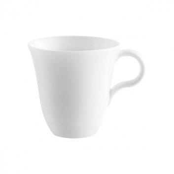 6 tasses et soucoupes SD One blanc Degrenne - 2 tailles
