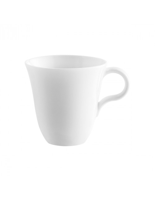 6 tasses et soucoupes SD One blanc Degrenne - 2 tailles