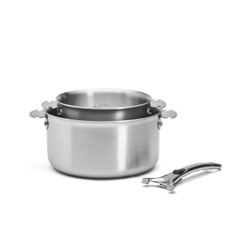 Batterie 2 casseroles poignée Alchimy Loqy De Buyer