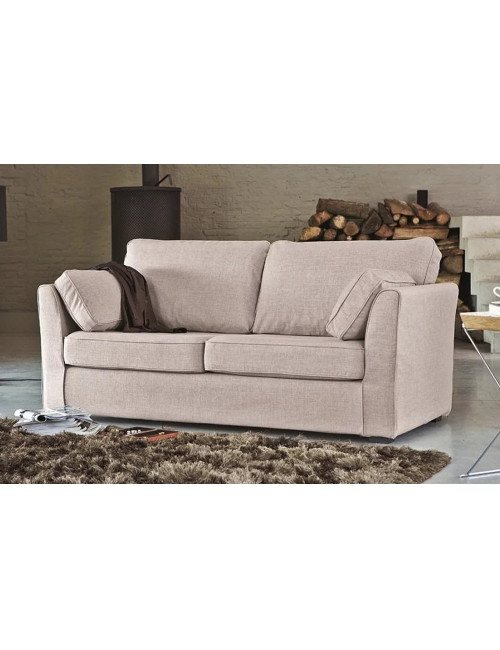 Canapé Emma convertible grand confort Prestigeline - 10 coloris - 3 dimensions