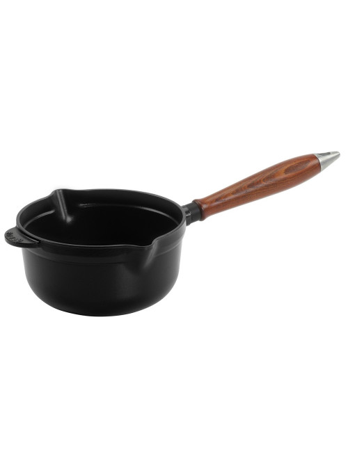 Casserole STAUB fonte 18cm vintage avec manche bois
