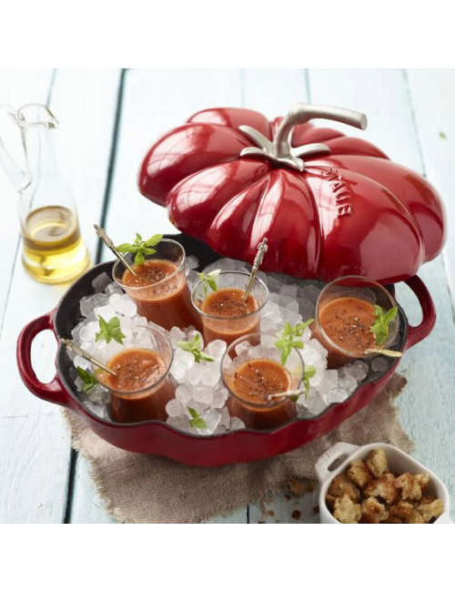 Cocotte tomate Staub 25cm