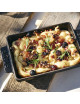 Mini Plat Four noir mat 15x11cm Staub