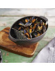 Cocotte Moulière noir mat Staub 28cm