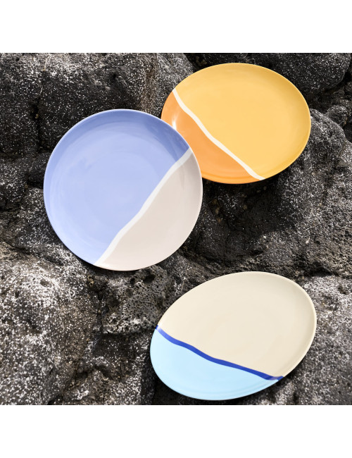 6 assiettes Destination Degrenne - 4 coloris