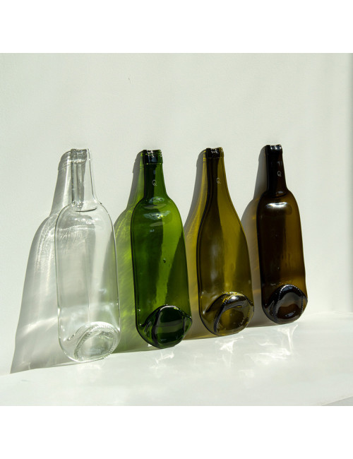 Planche en verre Q de Bouteilles médium - 3 coloris