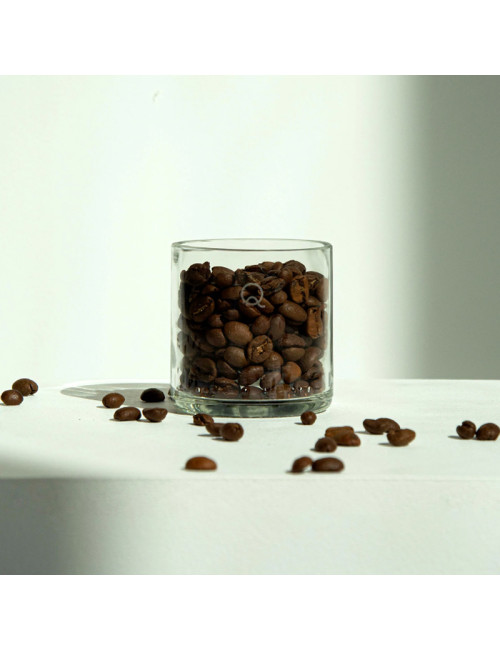 4 tasses en verre Q de bouteilles - 2 coloris