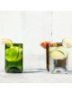4 verres long drink Q de bouteilles - 2 coloris