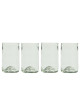 4 verres long drink Q de bouteilles - 2 coloris