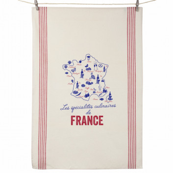 Torchon Léon Spécialités Tissages de l'Ouest coton