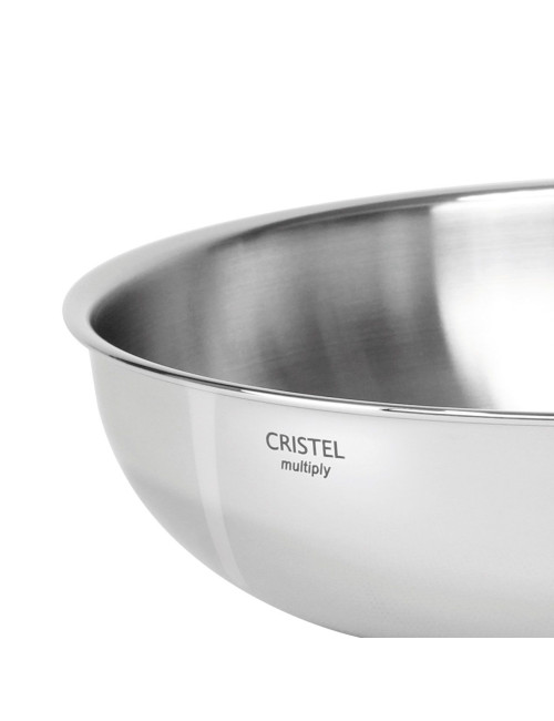 Poêle Sautoir Castel Pro CRISTEL inox - 6 tailles