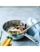 Set batterie 3 casseroles Cristel Castel Pro avec couvercles 16 18 20cm