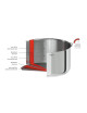 Sauteuse et accessoires en inox Casteline Cristel - 4 tailles