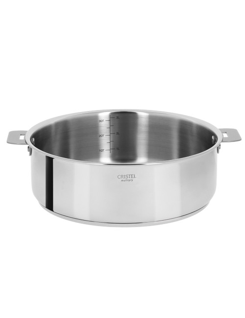 Set batterie 12 pièces Cristel Casteline inox
