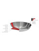 Poêle en inox Cristel Castel Pro - 5 tailles