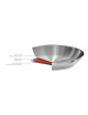 Set batterie 2 poêles hautes Cristel Mutine amovibles inox 24 et 28cm