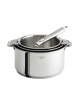Set batterie Cristel Casteline 3 casseroles et 1 poignée zenith amovible - 2 coloris