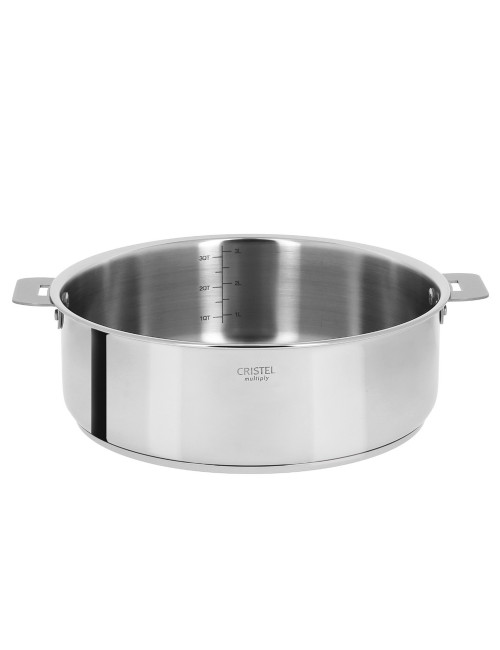 Sauteuse + couvercle Cristel Casteline - 4 tailles