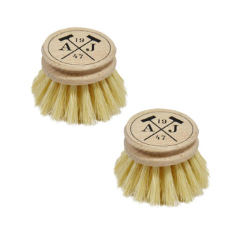 2 têtes remplaçables pour brosse à vaisselle Andrée Jardin