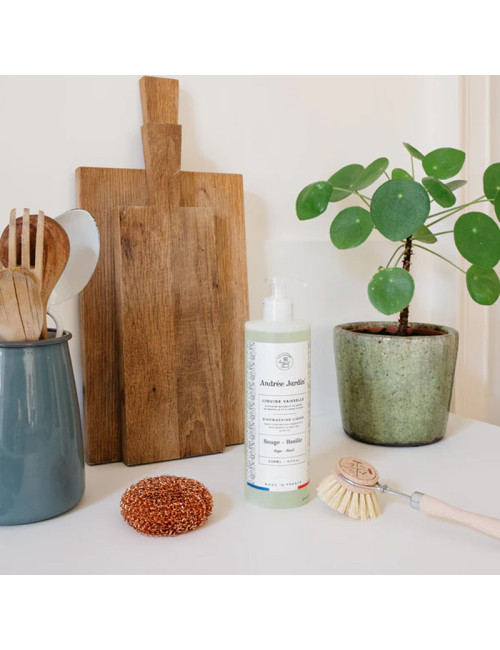 Liquide vaisselle 500ml Sauge Basilic Andrée Jardin