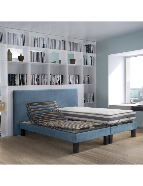 Sommier électrique 2 moteurs Atlantis 100 Duvivier - 4 tailles - 12 coloris