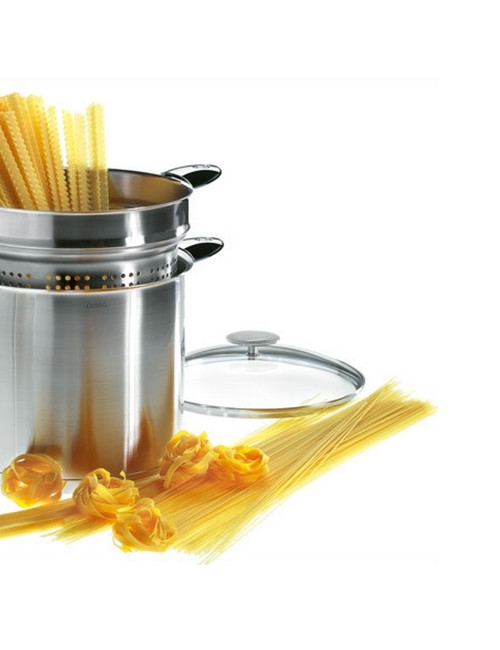 Cuit-pâtes Strate Cristel en inox - 2 tailles