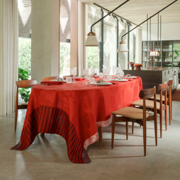 Nappe Souveraine Lin Le Jacquard Français - 3 coloris