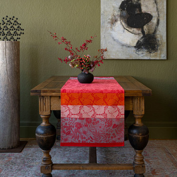 Chemin de table Cottage coton Le Jacquard Français - 3 coloris