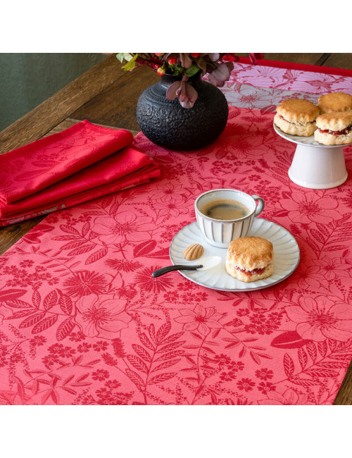 Chemin de table Cottage coton Le Jacquard Français - 3 coloris