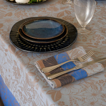 4 serviettes de table Cottage Le Jacquard Français - 3 coloris