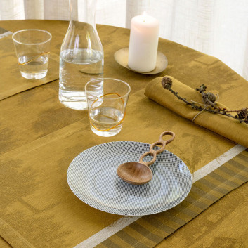 4 serviettes de table Souveraine Le Jacquard Français - 3 coloris