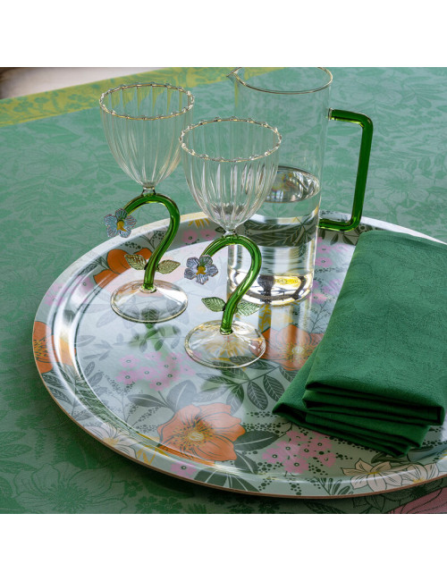 4 serviettes de table Cottage uni Le Jacquard Français - 3 coloris