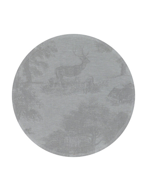 4 sets de table ronds Souveraine Le Jacquard Français - 3 coloris