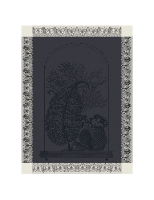 Torchon Curiosités Minérales Le Jacquard Français en coton
