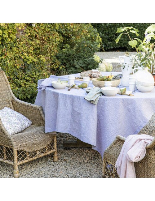 Nappe CHAMBRAY Turpault 100% lin - 4 coloris