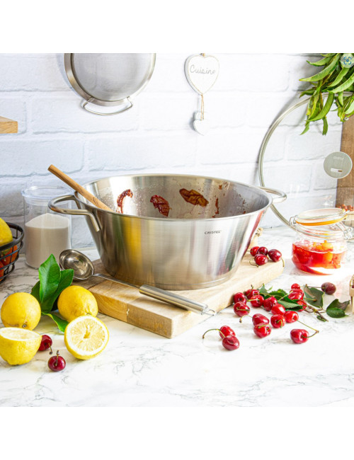 Bassine à confiture confiturière inox Cristel - 2 tailles