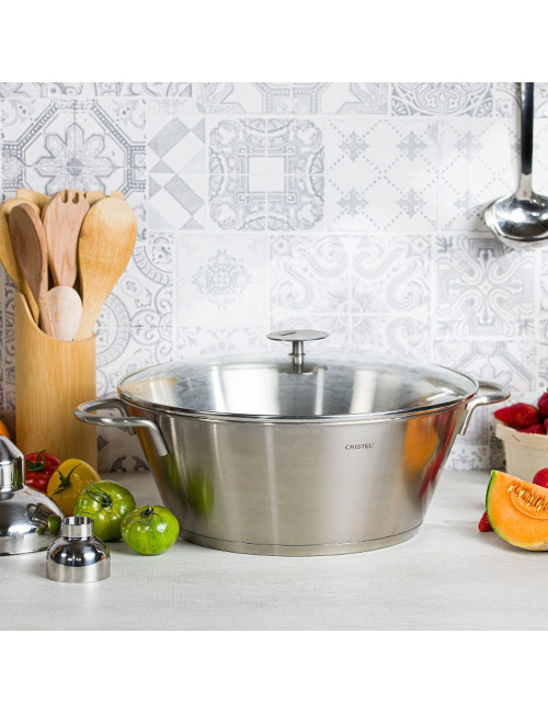Bassine à confiture confiturière inox Cristel - 2 tailles
